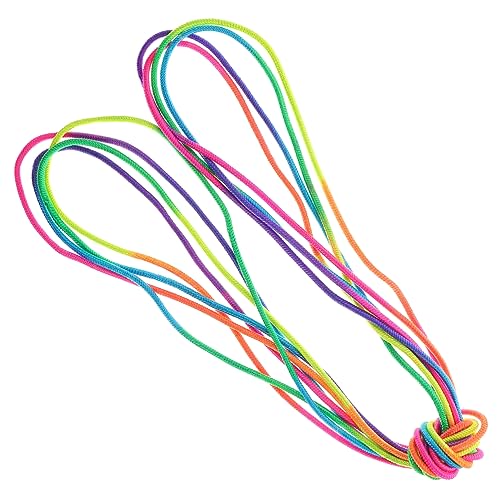 TOYANDONA Gummiband Outdoor- Springen Springseil Kampfseil Elastisch Seile Partyspielspielzeug Kinderspielzeug Plastik von TOYANDONA