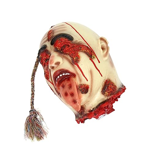 TOYANDONA Halloween Hängender Geist Enthauptet Gruselige Halloween-kostüme Gefälscht Geistermaske Beängstigend Maske Neuheit Halloween Led-Maske Dekorationen Interne Pp-baumwollfüllung von TOYANDONA