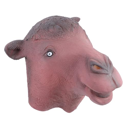 TOYANDONA Halloween Kopfbedeckung Full Covered Kamel Maske für Karneval Cosplay Leicht und Gruselig Look TOYANDONA Halloween Kopfbedeckung Full Covered Kamel Maske für Karneval Cosplay Leicht und Gruselig Look von TOYANDONA