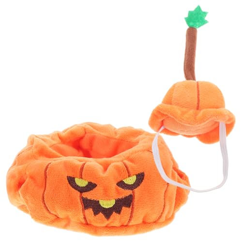 TOYANDONA Halloween Kürbis Baby Kostüm Halloween Puppe Kürbis Kleidung Mit Hut Cutie Pie Kostüm Kürbis Kostüm Baby Für Puppe Dekorative Kleidung von TOYANDONA