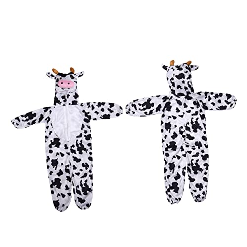 TOYANDONA Halloween-Kuh-kostüm Tierkostüm Für -Tier-Outfit Kuhkostüm Für Jungen Kuhkostüm Für Kuhkostüm Kind Kuh-Outfit Für Halloween-kostüme Für Mädchen Tuch von TOYANDONA