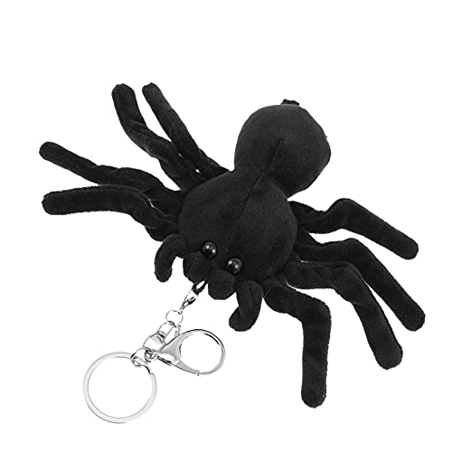 TOYANDONA Halloween Schlüsselanhänger Plüsch Spinne Ornament Auto Schlüsselring Handtasche Dekorationen Charme Anhänger für Halloween Party Favors Geschenk von TOYANDONA