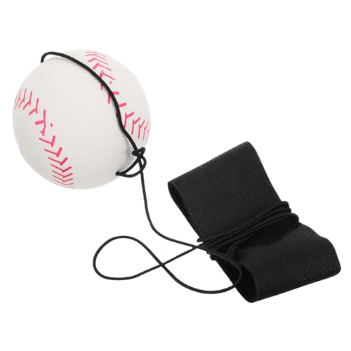 TOYANDONA Handgelenkelastischer Baseball Reaktionstrainingsspielzeug Armband Rückprallball Kugel Am Handgelenk Sportarmband Baseball-Catcher-Spiel Baseball-Return-Ball Stoff von TOYANDONA