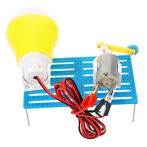TOYANDONA Handkurbel Generator Modell Bausatz Manuelles DIY Wissenschaftsspielzeug für Technik Experimente und Physikunterricht Pädagogisches Experimentierset Zufällige Farbe TOYANDONA Handkurbel Generator Modell Bausatz Manuelles DIY Wissenschaftsspielzeug für Technik Experimente und Physikunterricht Pädagogisches Experimentierset Zufällige Farbe von TOYANDONA