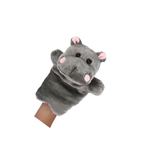 TOYANDONA Handpuppe Für üsch Hippo Dunkelgrau Kreatives Geschichtenerzählen Und Rollenspiel Ideal Als Für Eltern Kind Aktivitäten Und Partys Kinderhandpuppe Für Fantasievolles von TOYANDONA