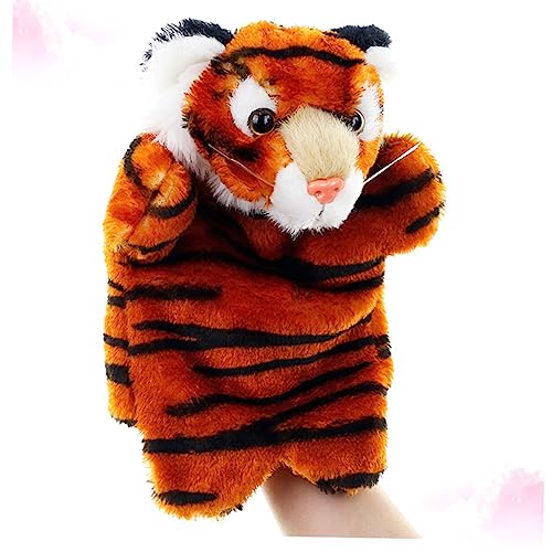 TOYANDONA Handpuppe Tiger Marionette Geschichte Marionette Geschichte Erzählende Marionette Coffee von TOYANDONA