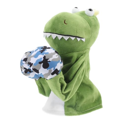 TOYANDONA Handpuppenspielzeug Cartoon-tierpuppe Interaktives Eltern-Kind- Interaktive Handpuppe Emuliertes Tierspielzeug Handpuppe Interaktives Green Abs von TOYANDONA