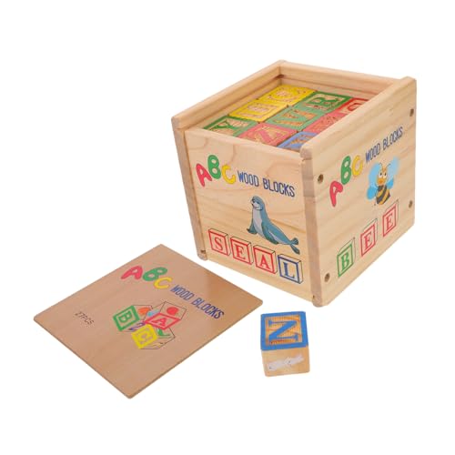 TOYANDONA Holz Bausteine Teilig mit Alphabet und Zahlen Montessori Lernspielzeug aus Natürlichem Holz für Fördert Kreativität Hand Auge Koordination und Spielerisches Lernen TOYANDONA Holz Bausteine Teilig mit Alphabet und Zahlen Montessori Lernspielzeug aus Natürlichem Holz für Fördert Kreativität Hand Auge Koordination und Spielerisches Lernen von TOYANDONA