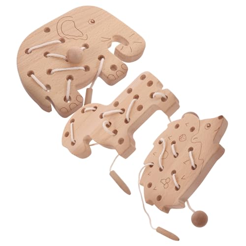 TOYANDONA Holz Fädelspiel für Kleinkinder Montessori Lernspielzeug mit Großen Tier und Blattformen Fördert Feinmotorik Hand Auge Koordination Tragbar und Langlebig für Ab Jahren TOYANDONA Holz Fädelspiel für Kleinkinder Montessori Lernspielzeug mit Großen Tier und Blattformen Fördert Feinmotorik Hand Auge Koordination Tragbar und Langlebig für Ab Jahren von TOYANDONA