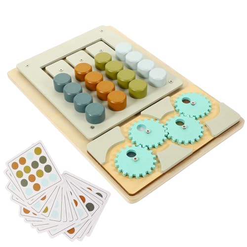 TOYANDONA Holz Farbspielzeug Farben Lernspielzeug für Pädagogisches Sortierspielzeug zur Farberkennung Kreatives Montessori Lernspiel Leichtes Langlebiges Material aus Holz TOYANDONA Holz Farbspielzeug Farben Lernspielzeug für Pädagogisches Sortierspielzeug zur Farberkennung Kreatives Montessori Lernspiel Leichtes Langlebiges Material aus Holz von TOYANDONA