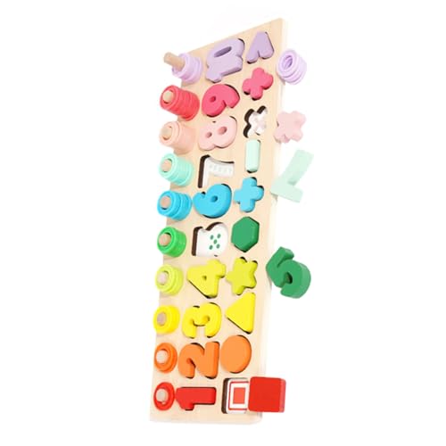 TOYANDONA Holz Lernspielzeug Zahlenformen Puzzle für Kleinkinder Ab Jahr Buntes Pädagogisches Steckspiel Denkvermögen Feinmotorik und Farberkennung Montessori Holzspielzeug TOYANDONA Holz Lernspielzeug Zahlenformen Puzzle für Kleinkinder Ab Jahr Buntes Pädagogisches Steckspiel Denkvermögen Feinmotorik und Farberkennung Montessori Holzspielzeug von TOYANDONA