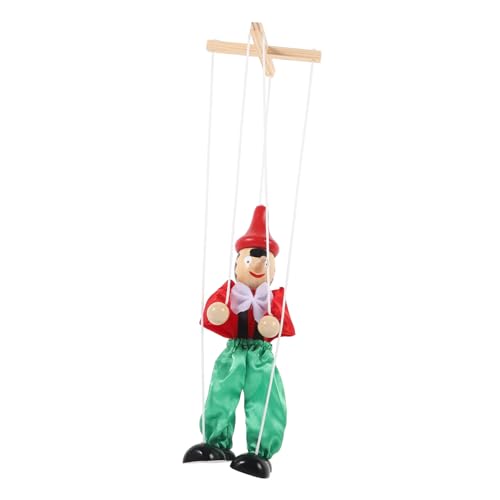 TOYANDONA Holz Marionetten Puppe mit Fäden Handgefertigte Interaktive Marionette Kreative Holzfigur für Robustes Puppentheater Zubehör Dekoratives Sammlerstück Zufällige Zufällige Farbe TOYANDONA Holz Marionetten Puppe mit Fäden Handgefertigte Interaktive Marionette Kreative Holzfigur für Robustes Puppentheater Zubehör Dekoratives Sammlerstück Zufällige Zufällige Farbe von TOYANDONA