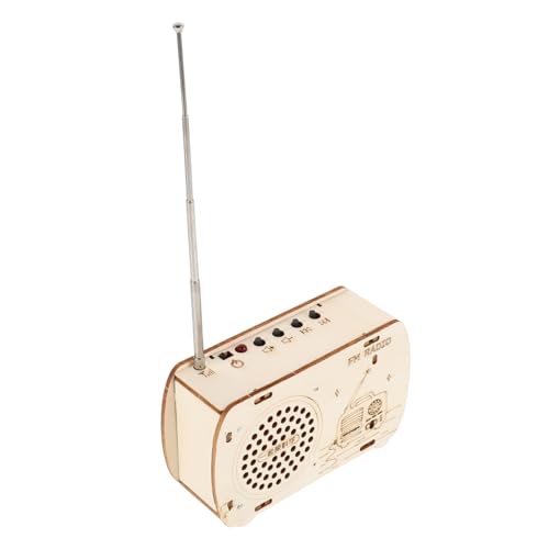 TOYANDONA Holz Radio Bausatz für DIY Experimentierkasten Stem Kompetenzen Interaktive Lernspielzeuge für Junge Wissenschaftsbegeisterte für Kreative Köpfe TOYANDONA Holz Radio Bausatz für DIY Experimentierkasten Stem Kompetenzen Interaktive Lernspielzeuge für Junge Wissenschaftsbegeisterte für Kreative Köpfe von TOYANDONA