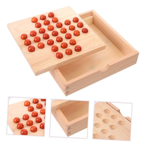 TOYANDONA Holz Schachspiel Frühpädagogisches Brettspiel Tragbares Miniatur Lernspielzeug für Hand Auge Koordination und Eltern Junge Mädchen Interaktion TOYANDONA Holz Schachspiel Frühpädagogisches Brettspiel Tragbares Miniatur Lernspielzeug für Hand Auge Koordination und Eltern Junge Mädchen Interaktion von TOYANDONA