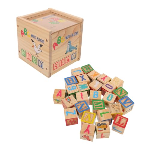 TOYANDONA Holzbauklötze Teilig Alphabet und Zahlen Montessori Lernspielzeug für Kleinkinder aus Natürlichem Holz Bunte Stapelblöcke für Vorschule und Frühe Bildung TOYANDONA Holzbauklötze Teilig Alphabet und Zahlen Montessori Lernspielzeug für Kleinkinder aus Natürlichem Holz Bunte Stapelblöcke für Vorschule und Frühe Bildung von TOYANDONA