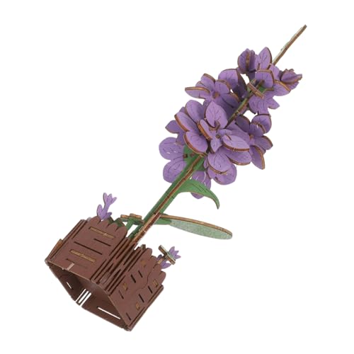 TOYANDONA Holzblumen Puzzle DIY Violette Holzblumen Bausatz mit Vase Stabiles Holz-Arrangement Kreatives Bastelset für Erwachsene Allergikerfreundliches Pflanzenmodell Geschenk zum TOYANDONA Holzblumen Puzzle DIY Violette Holzblumen Bausatz mit Vase Stabiles Holz-Arrangement Kreatives Bastelset für Erwachsene Allergikerfreundliches Pflanzenmodell Geschenk zum von TOYANDONA