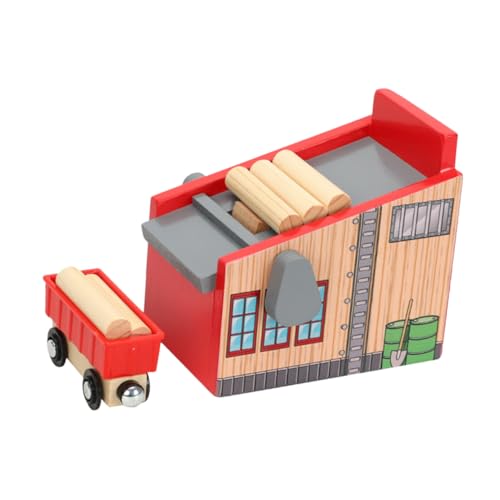 TOYANDONA Holzeisenbahn Zubehörset aus Holz Pädagogisches DIY für Robustes Zugspiel mit Holzklötzen und Lastwagen Fördert Kreatives und Augenentlastung TOYANDONA Holzeisenbahn Zubehörset aus Holz Pädagogisches DIY für Robustes Zugspiel mit Holzklötzen und Lastwagen Fördert Kreatives und Augenentlastung von TOYANDONA