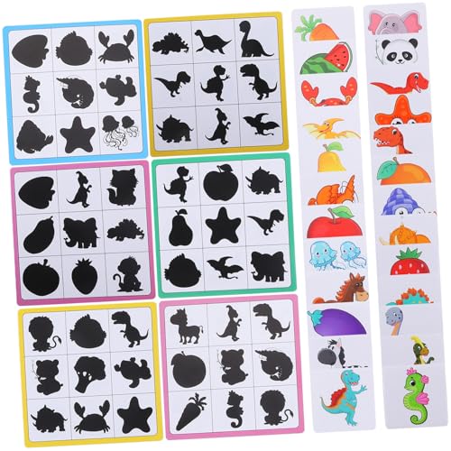 TOYANDONA Holzpuzzle Jahre Pädagogisches Schatten Matching für Kleinkinder Hand Auge koordination Lernspielzeug für Jungen Mädchen TOYANDONA Holzpuzzle Jahre Pädagogisches Schatten Matching für Kleinkinder Hand Auge koordination Lernspielzeug für Jungen Mädchen von TOYANDONA