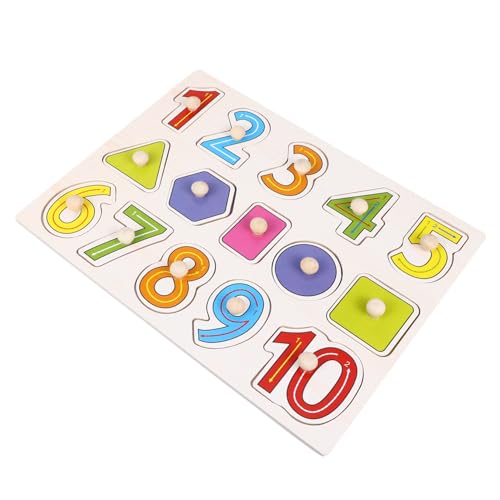 TOYANDONA Holzpuzzle Zahlen Holzspielzeug Montessori Lernspielzeug für Ab Jahren Langlebiges Material Fördert Beobachtung Denkfähigkeit und Ausdauer Kreatives Design Geschenk für Jungen und TOYANDONA Holzpuzzle Zahlen Holzspielzeug Montessori Lernspielzeug für Ab Jahren Langlebiges Material Fördert Beobachtung Denkfähigkeit und Ausdauer Kreatives Design Geschenk für Jungen und von TOYANDONA