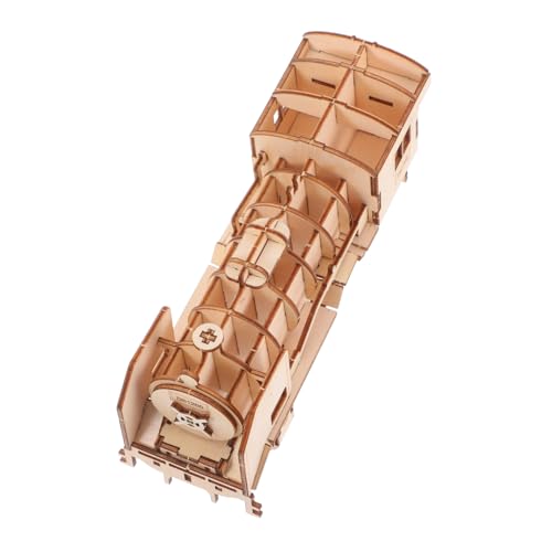 TOYANDONA Holzpuzzle Zug Modell DIY Bausatz aus Hochwertigem Holz für Erwachsene Handgefertigtes Lernspielzeug Geschicklichkeit und Koordination TOYANDONA Holzpuzzle Zug Modell DIY Bausatz aus Hochwertigem Holz für Erwachsene Handgefertigtes Lernspielzeug Geschicklichkeit und Koordination von TOYANDONA