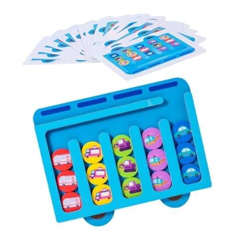TOYANDONA Holzsortierspielzeug Doppelseitig mit Vier Farben Lernspielzeug für Kompaktes Leichtes Design Stressreduzierendes Langlebiges Holz Track Matching TOYANDONA Holzsortierspielzeug Doppelseitig mit Vier Farben Lernspielzeug für Kompaktes Leichtes Design Stressreduzierendes Langlebiges Holz Track Matching von TOYANDONA