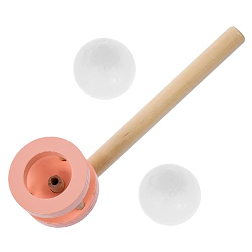 TOYANDONA Holzspielzeug Blasball Spiel Schwimmendes Balancespiel für Interaktives Blasspiel Atemkontrolle und Motorik für Familie Party und Indoor Outdoor Nutzung Rosa TOYANDONA Holzspielzeug Blasball Spiel Schwimmendes Balancespiel für Interaktives Blasspiel Atemkontrolle und Motorik für Familie Party und Indoor Outdoor Nutzung Rosa von TOYANDONA