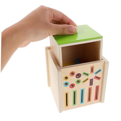 TOYANDONA Holzspielzeug Farb und Formsortierer für Ab Jahren Montessori Lernspielzeug zur Farberkennung Geometrisches Puzzlespiel aus Robustem Holz zur Motorischer und Kognitiver Fähigkeiten TOYANDONA Holzspielzeug Farb und Formsortierer für Ab Jahren Montessori Lernspielzeug zur Farberkennung Geometrisches Puzzlespiel aus Robustem Holz zur Motorischer und Kognitiver Fähigkeiten von TOYANDONA