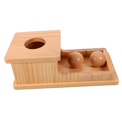 TOYANDONA Holzspielzeug Motorik für Ab Monaten Objektpermanenz Lernspielzeug Hand Auge koordination Logischem Denken und Feinmotorischen Fähigkeiten Langlebige Montessori Box TOYANDONA Holzspielzeug Motorik für Ab Monaten Objektpermanenz Lernspielzeug Hand Auge koordination Logischem Denken und Feinmotorischen Fähigkeiten Langlebige Montessori Box von TOYANDONA