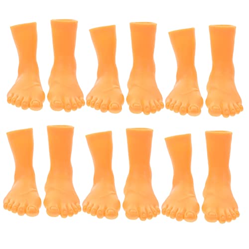 TOYANDONA Fingerpuppen 6er-Pack Fußfingerpuppen Spielzeug Hände Und Füße Fingerpuppen Für Jungen Und Mädchen Zum Geschichtenlernen Und Zum Knüpfen Von Bindungen von TOYANDONA