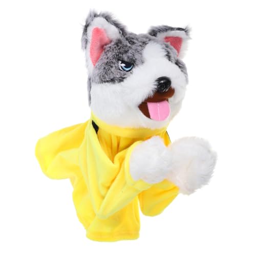 TOYANDONA Interaktives Handpuppen Für Hunde Lustiger Boxhund Für Rollenspiele Und Geschichten Weiches Kuscheltier Ideal Für Spiel Und Training Ohne Batterien von TOYANDONA