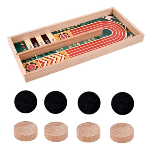 TOYANDONA Katapultschach Sling-Puck-Spiel Kinderspielzeug Schlingentischkicker Spiel Sling-Puck-Brett Desktop-Spielzeug Sling-brettspiel Brettspiele Spielzeug Tischspielzeug Hölzern von TOYANDONA