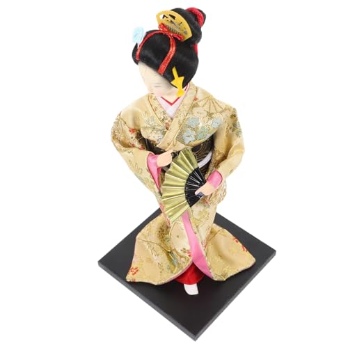 TOYANDONA Kimono-Puppe Kimonos Puppenschmuck japanische Puppenverzierung japanische Statue Puppenkleidung Home Decoration hausdeko japanische Partytischdekoration Wohndekoration Seidentuch von TOYANDONA