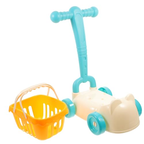 TOYANDONA Kinder Kinderwagen Spielzeug Warenkorb Spielzeug Einkaufswagen Spielzeug Mini Supermarkt Warenkorb Kinderwagen Spielzeug Warenkorb Spielzeug Lebensmittelgeschäft Spielset von TOYANDONA