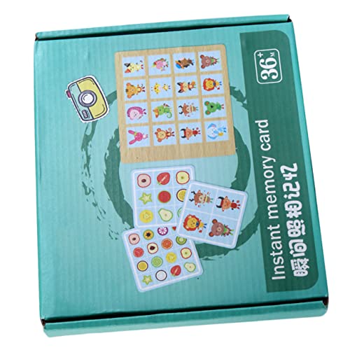 TOYANDONA Kinder Speicher Schach Konzentration Spielzeug Kinder Pädagogisches Spielzeug Kinder Spielset Kinder Kartenspiel Spielzeug Für Kinder Alphabet Spielzeug Lebensmittel Spielzeug von TOYANDONA