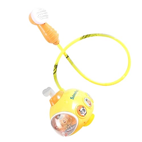 TOYANDONA Kinderdusche Badewanne Spielzeug Lustiges Badespielzeug Elektrischer Wassersprüher U-Boot-Spielzeug Badespielzeug Für Kleinkinder Badespielzeug Für Tiere Yellow Plastik von TOYANDONA