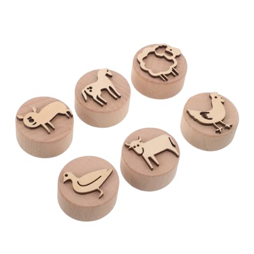 TOYANDONA Kinderfarbgelder Kinderstempelspielzeug Polymer-Ton-Stempel Tierstempel Schulhandwerkskit Modellierungswerkzeuge Stempeln von Tonfärbungswerkzeug stempeln Tierstampfer Holz Khaki TOYANDONA Kinderfarbgelder Kinderstempelspielzeug Polymer-Ton-Stempel Tierstempel Schulhandwerkskit Modellierungswerkzeuge Stempeln von Tonfärbungswerkzeug stempeln Tierstampfer Holz Khaki von TOYANDONA