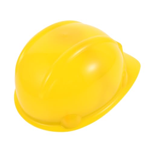 TOYANDONA Kinderfeuerhut Schutzhelm Für Kinder Baumütze Kleinkind Baukostüm Für Kinder Bauarbeiter Kostüm Für Kinder Gelber Schutzhelm Feuerwehrhut Verrückte Hüte Für Kinder Yellow Plastik von TOYANDONA