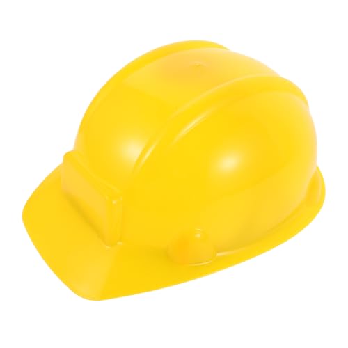 TOYANDONA Kinderfeuerhut Schutzhelm Gelb Baumütze Für Kinder Konstruktionsspielzeug Bauarbeiterkostüm Halloween-bauhüte Orangefarbener Bauhut Baukostüm Für Kinder Kinderhelm Plastik Yellow von TOYANDONA