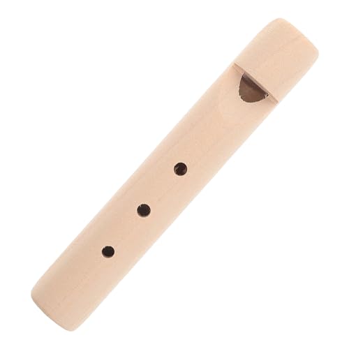 TOYANDONA Kinderflöte Zinn verrückt Trompete Musical DIY- Kinderinstrument musikalisches für Kleinkinder Orff Instrument für Pfeifen für Holz Khaki von TOYANDONA