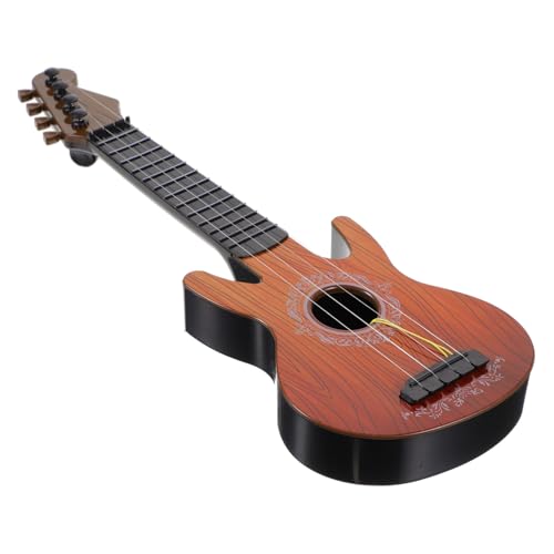 TOYANDONA Kindergitarrenspielzeug Minigitarre Musikspielzeug Kinderspielzeug Minispielzeug Kleinkindgitarre Für Kleinkinder Gitarren Für Ukulele Zum Üben Professionelle Übungs von TOYANDONA