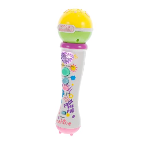 TOYANDONA Kindermikrofon kinderinstrumente musikinstrumente kindergeschenk für Fantasie singendes mikrofon 3 AA-Netzteil Colorful von TOYANDONA