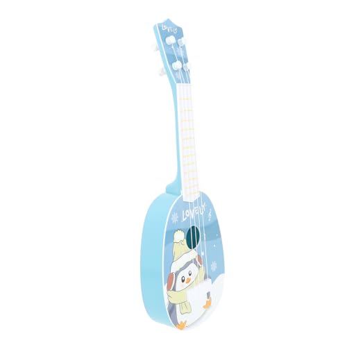 TOYANDONA Kinderspielzeuggitarre Kindergitarre Gitarre Cartoon Kaninchen Ukulele Cartoon Pinguin Ukulele Kindermusikspielzeug Ukulele Klassisches Instrument Kinderukulele Kinderspielzeug von TOYANDONA