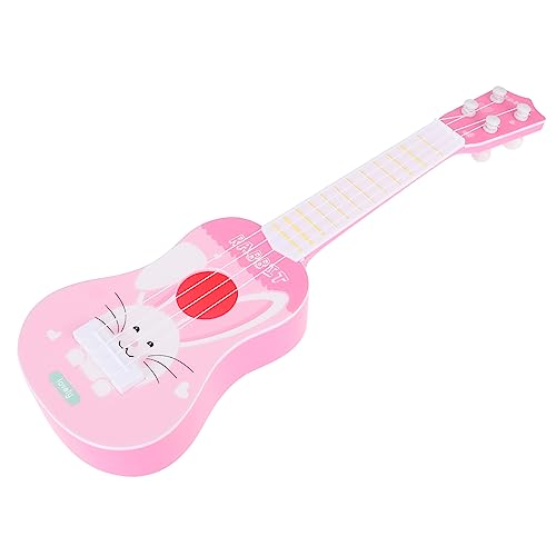 TOYANDONA Kinderspielzeuggitarre Musikinstrumente Für Gitarren Für Minigitarre Hasenspielzeug Für Musikspielzeug Kinderspielzeug Minispielzeug Imitationsgitarre Ukulele von TOYANDONA