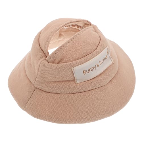 TOYANDONA Kleberpuppenhut kreatives Mall-Hut Miniaturhüte für Partys austauschbare Puppenkleidung Hut für Minihauspuppe Mini-Hüte Puppenzubehör süße Puppenmütze Polyester Khaki von TOYANDONA