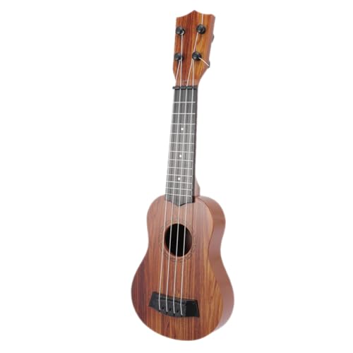 TOYANDONA Kleine Ukulele 44cm Simulation Gitarre Für Jungen Und ädchen Ideales Musikinstrument Für Anfänger Naturholzfarbene Ukulele Perfektes Für Kleine Musiker von TOYANDONA