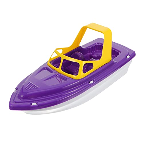 TOYANDONA Kleinkind Kunststoff Rennboot Badespielzeug Für Lustiges Wasserspielzeug Für Die Badewanne Und Den Pool Schwimmendes Boot Mit Buntem Design Ideal Für Kleine Wasserratten von TOYANDONA