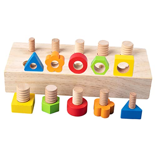 TOYANDONA Kleinkind Puzzle Set Pädagogischer Formsortierer Aus Fördert Formen Und Farberkennung Für Jungen Und ädchen Ab 1 Jahr Ideales Lernspielzeug Für von TOYANDONA