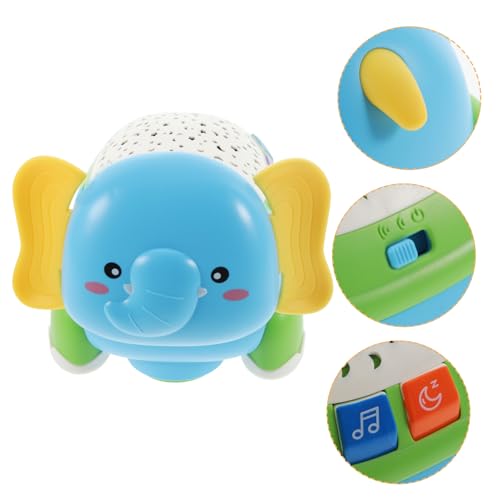 TOYANDONA Krabbelspielzeug Für Babys Mit Gesang Krabbelspielzeug Mit Gesang Und Musik Babymusikalisches Krabbelspielzeug Für Babys Interaktives Babyspielzeug Bauchspielzeug Sky-Blue Plastik von TOYANDONA