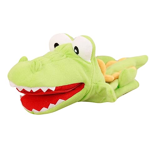 TOYANDONA Kreative Krokodil Handpuppe Aus PP Lustiges Cartoon Alligator Handspielzeug Für Interaktive Geschichten Und Eltern Kind Spiele von TOYANDONA