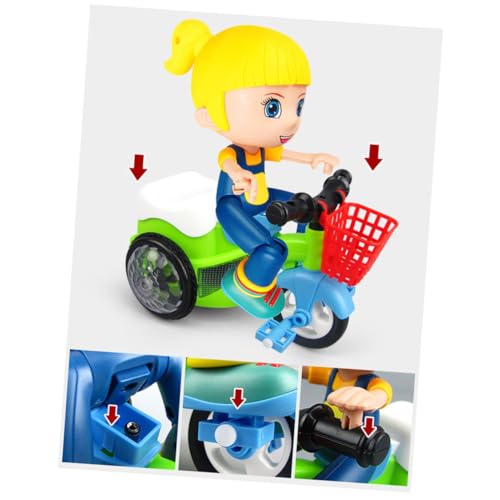 TOYANDONA Kreatives Dreirad Spielzeug Kinder Reicycle Spielzeug Intelligentes Dreirad Spielzeug Stunt Dreirad Spielzeug von TOYANDONA